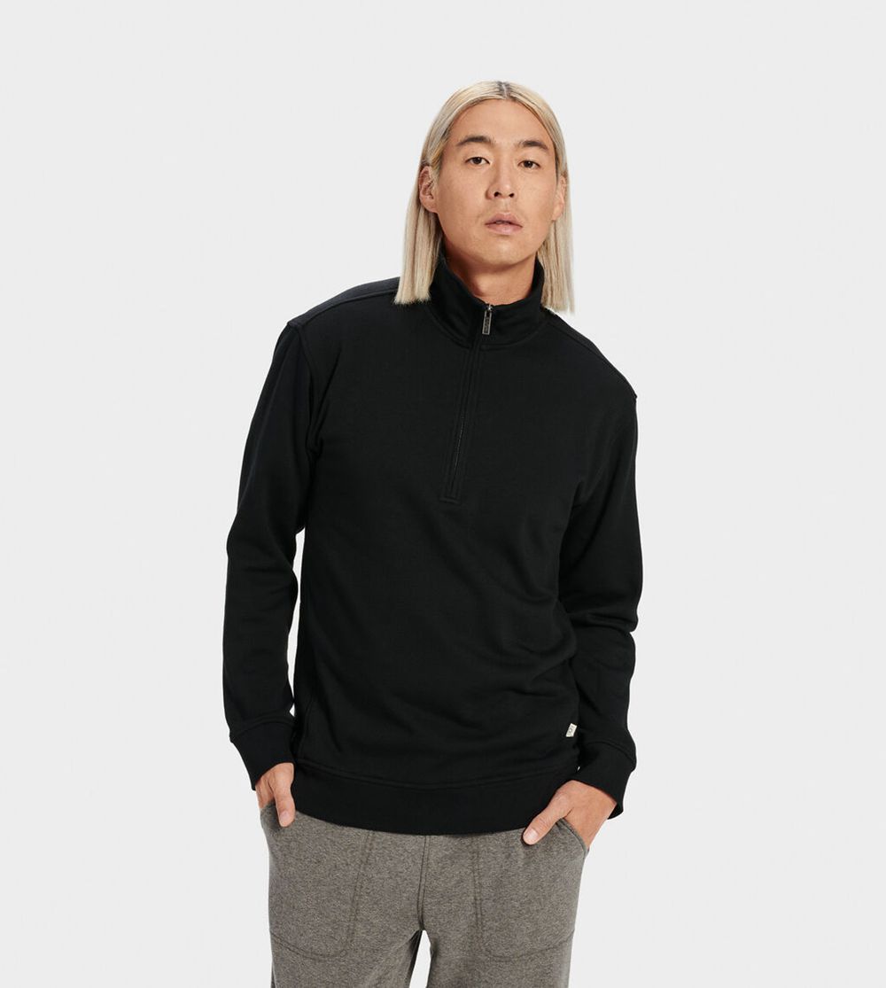 Ugg Zeke - Mens Pullover - Black - NZ (7904NERZW)